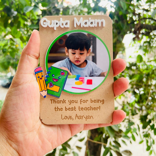 Personalized Donut Love Fridge Magnet | Cute Custom Photo Gift for Him or Her